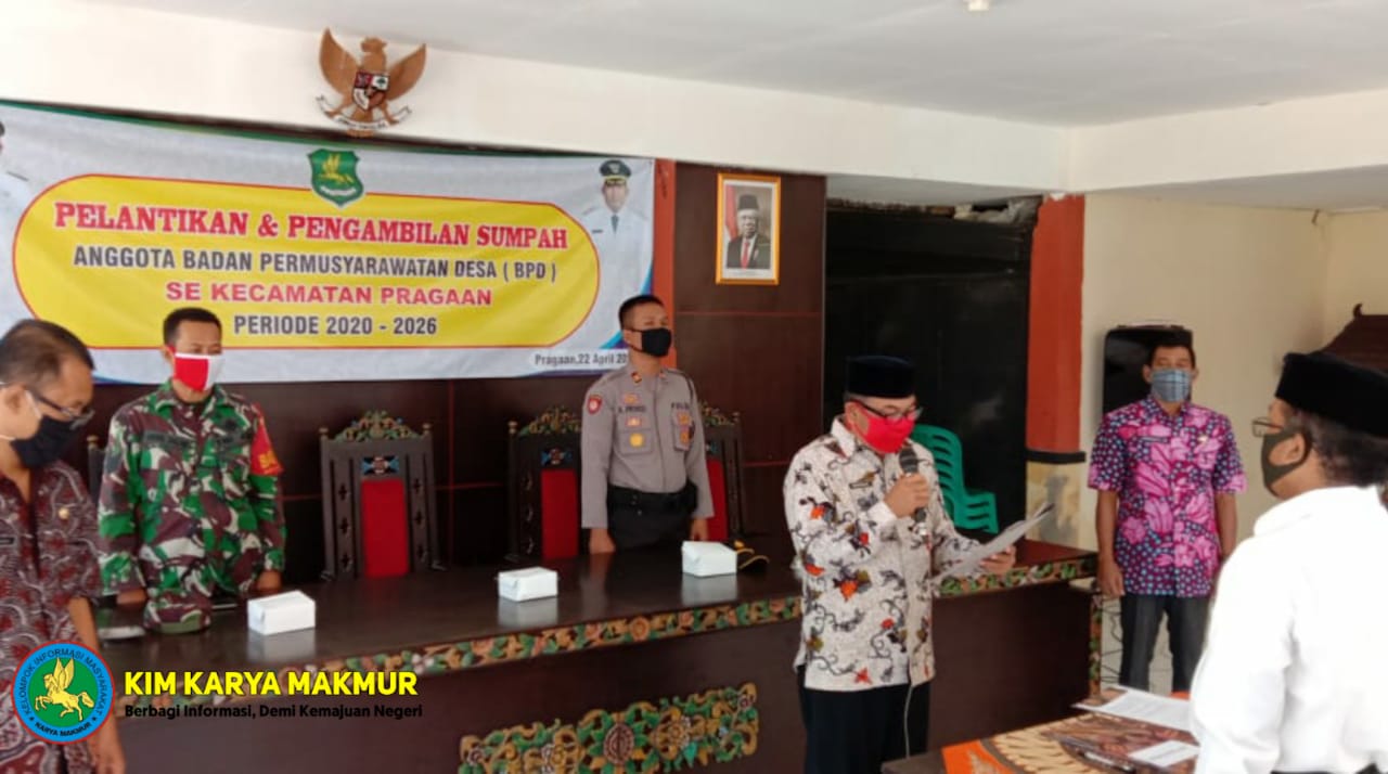 Selama Dua Hari Camat Pragaan Lantik Anggota Bpd Kabupaten Sumenep 3321